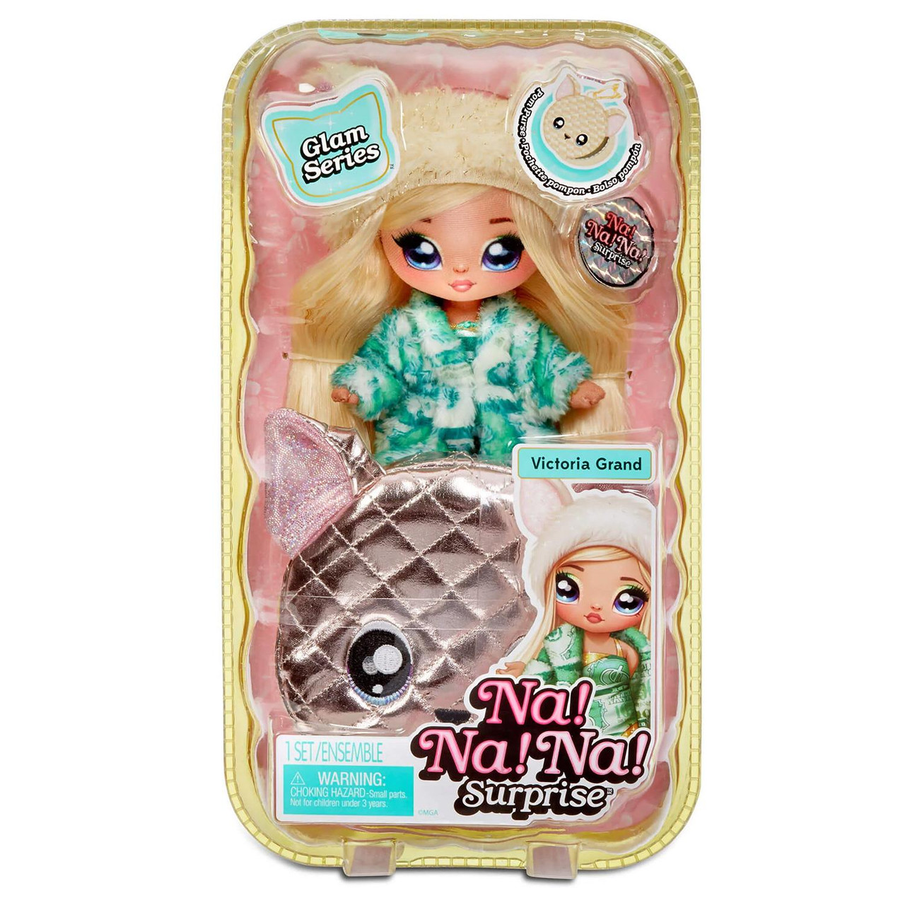 Na! Na! Na! Surprise VICTORIA GRAND Glam Series 2-in-1 Soft Fashion Doll