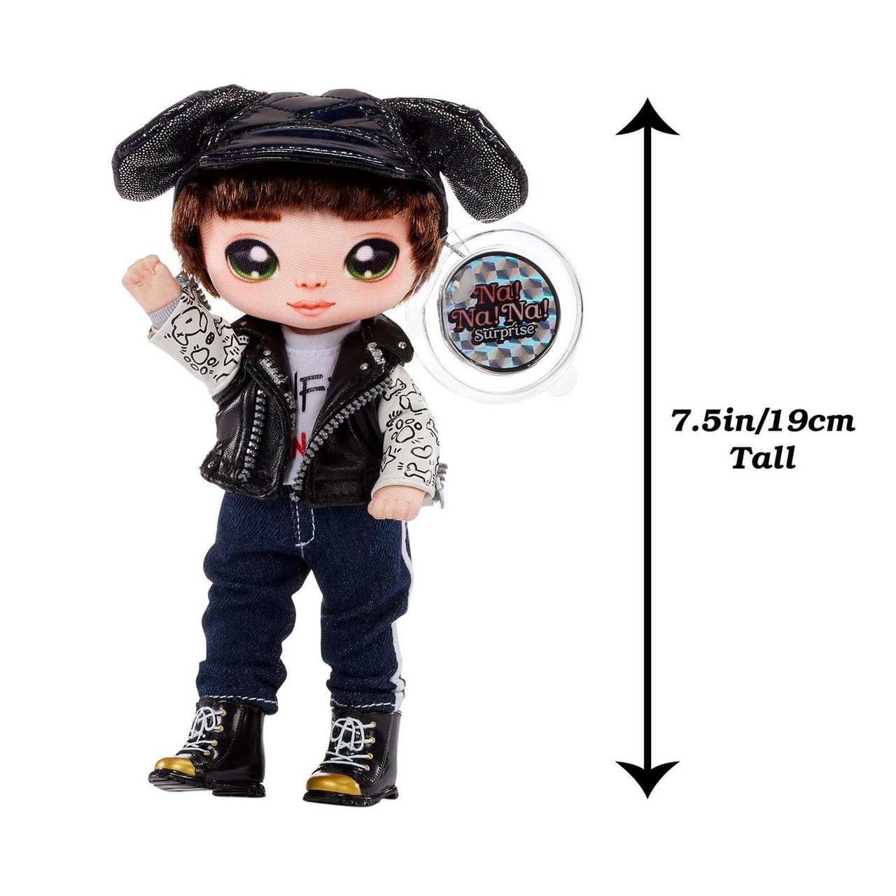 Na! Na! Na! Surprise MAXWELL DANE Glam Series 2-in-1 Soft Fashion Doll