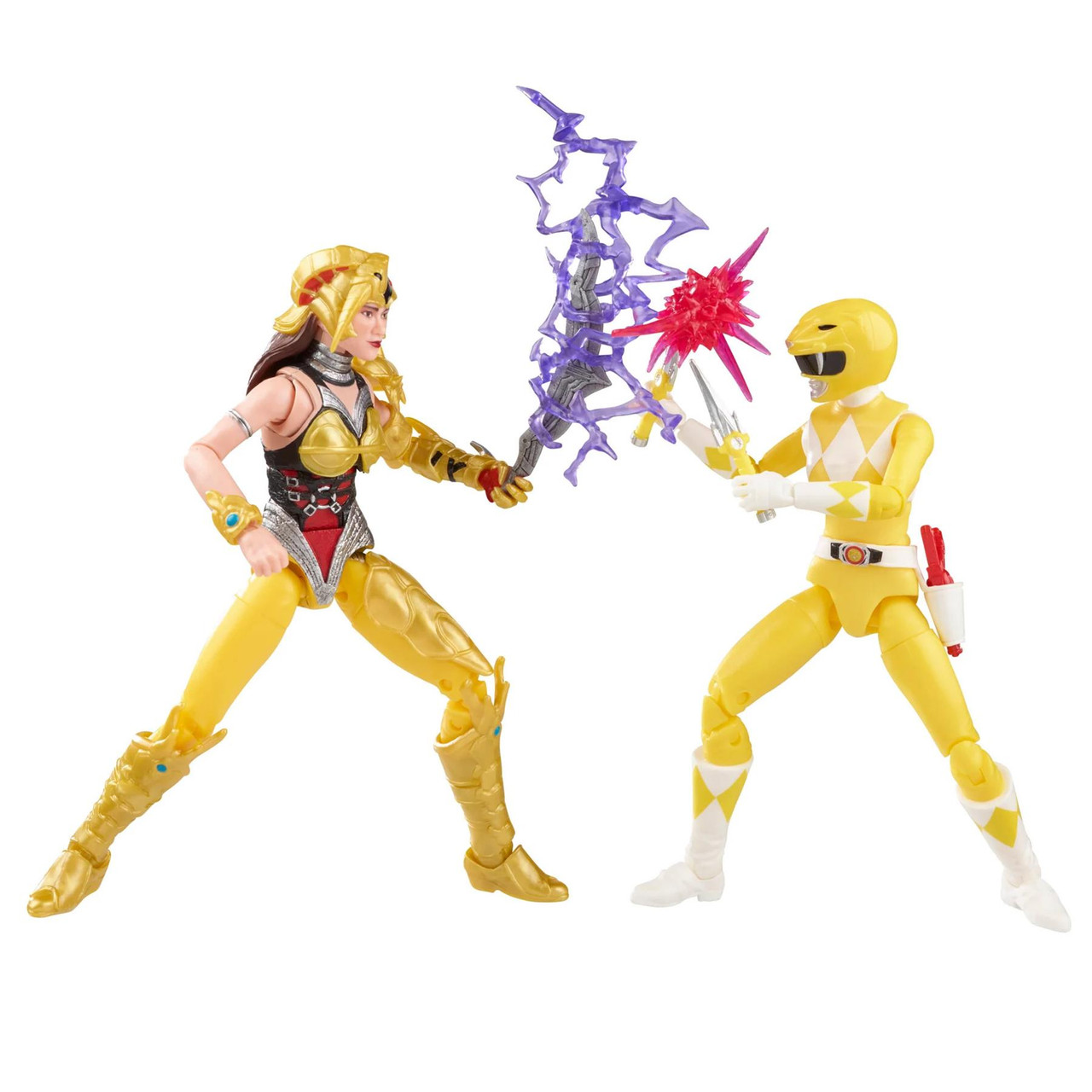 Power Rangers Lightning Collection MIGHTY MORPHIN YELLOW RANGER vs.  SCORPINA 6-inch Action Figures