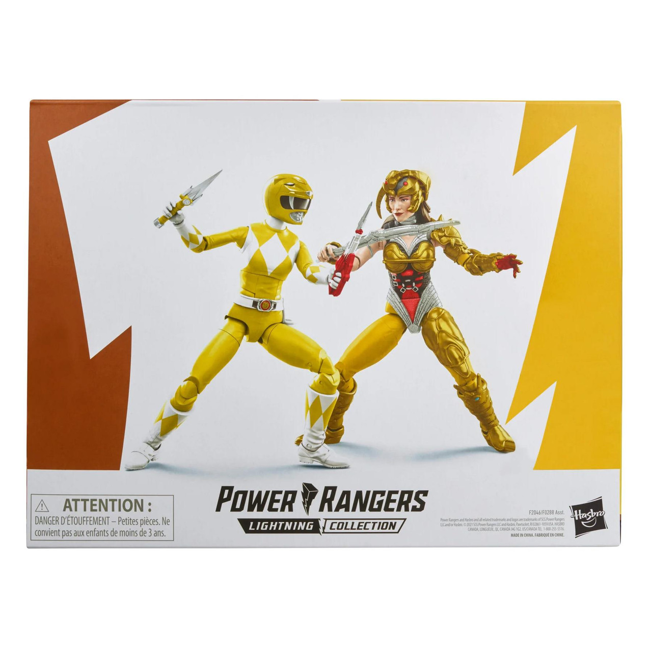 Power Rangers Lightning Collection MIGHTY MORPHIN YELLOW RANGER vs.  SCORPINA 6-inch Action Figures