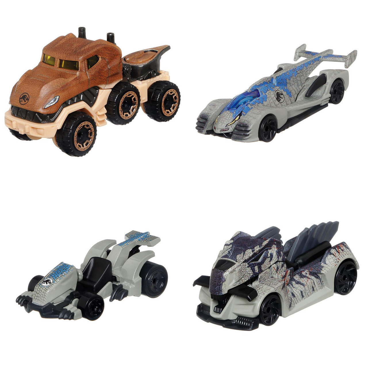 Hot Wheels Jurassic World SET OF 1:64 Scale Die-cast Character Cars