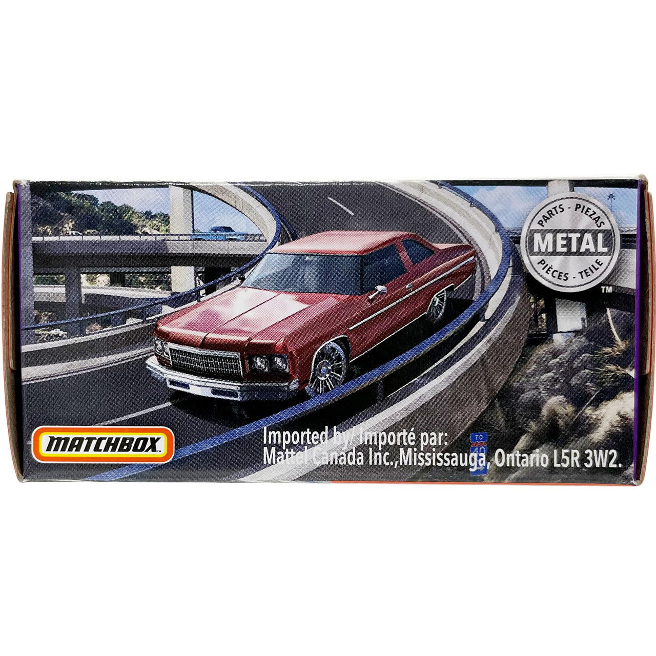 Matchbox Power Grabs '75 CHEVY CAPRICE (Red) 1:64 Scale Die-cast