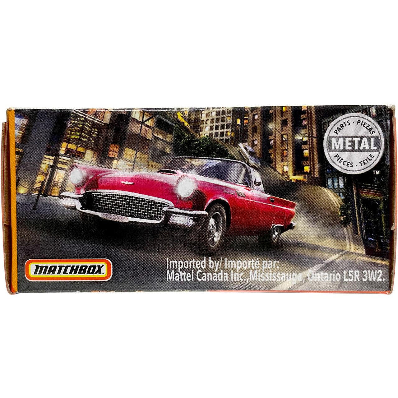 Matchbox Power Grabs '57 FORD THUNDERBIRD (Rose Red) 1:64 Scale