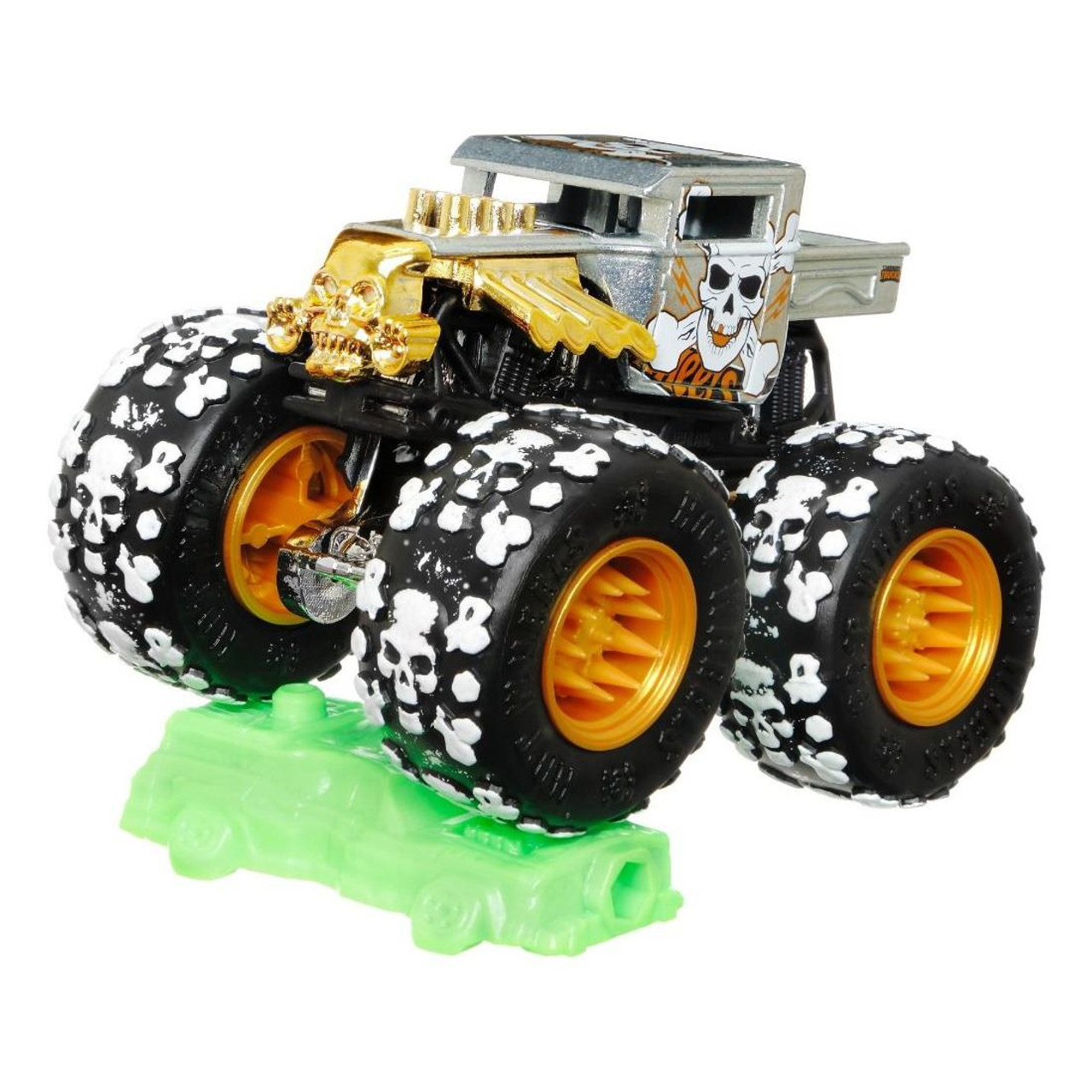 Hot Wheels Monster Trucks Bone Shaker Vehicle with Giant Wheels