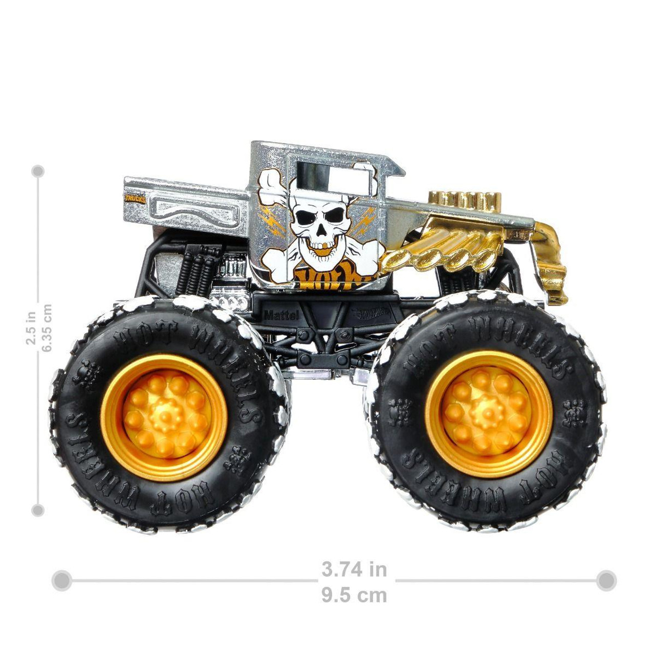 Hot Wheels Monster Trucks BONE SHAKER 1:64 Scale Vehicle - The Toy Barn