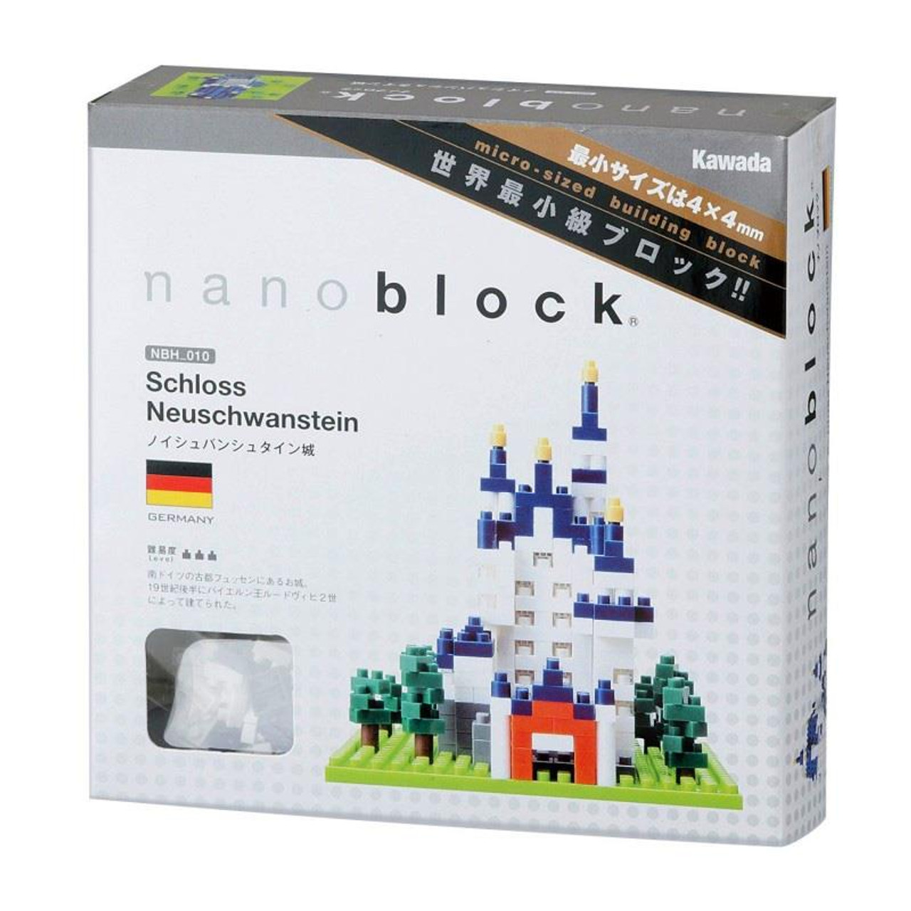 Nanoblock NBH_010 NEUSCHWANSTEIN CASTLE Micro-Sized Building Set