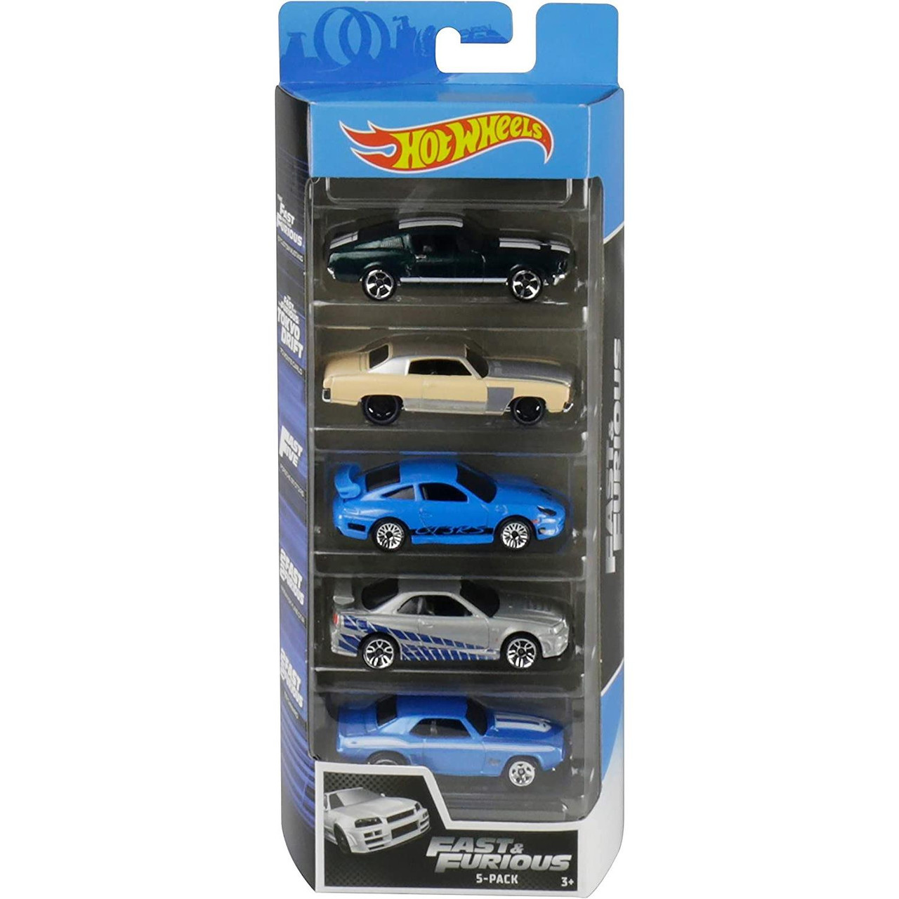 Hot Wheels FAST & FURIOUS 1:64 Scale Die-cast Vehicle 5-Pack - The