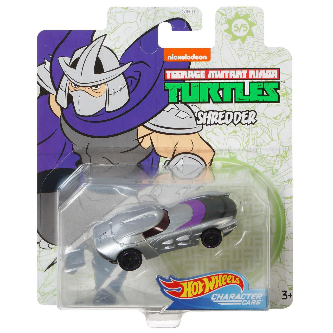 Hot Wheels Teenage Mutant Ninja Turtles SHREDDER 1:64 Scale Die