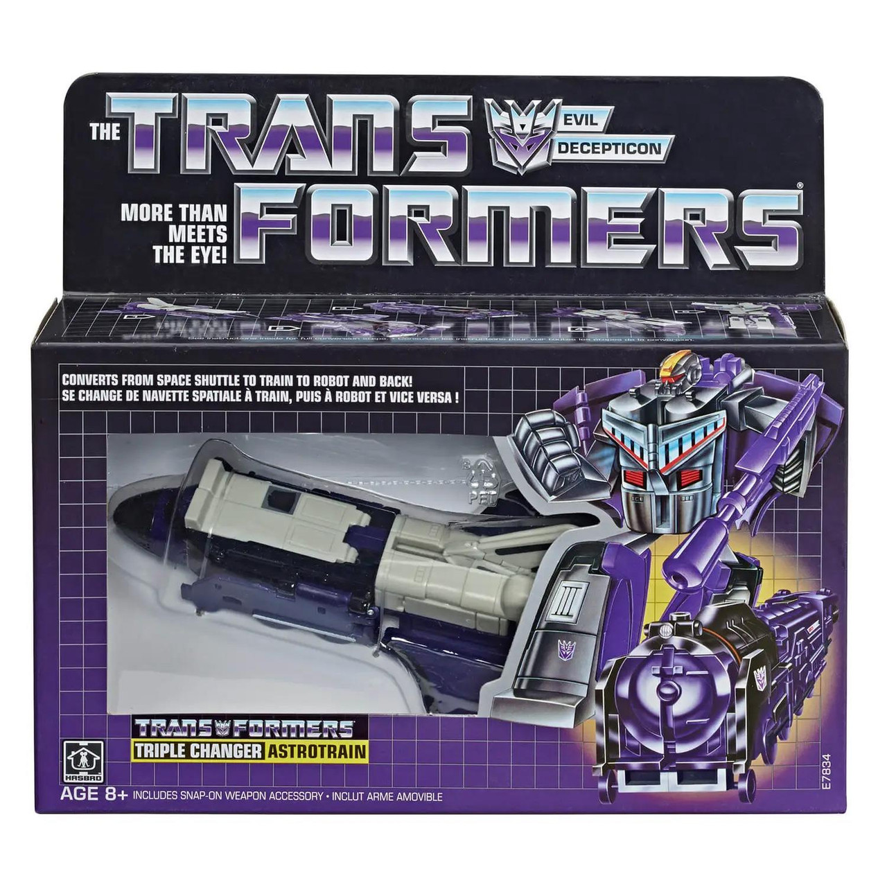 Transformers G1 Vintage Reissue Triple Changer ASTROTRAIN Action Figure