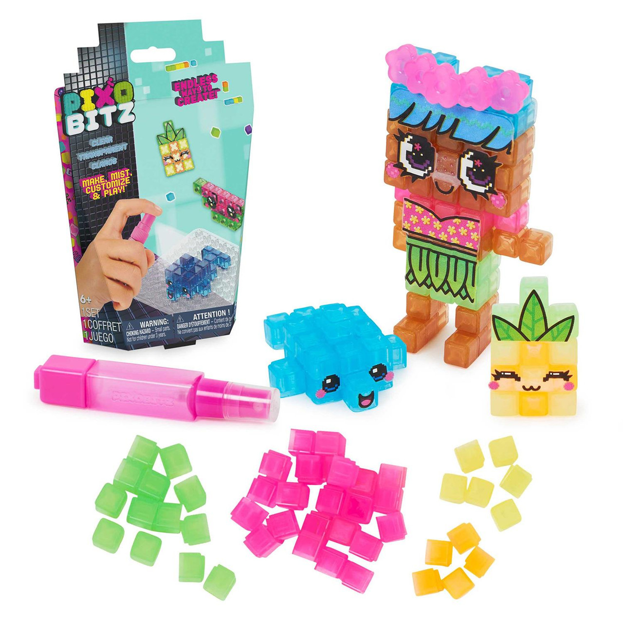 PixoBitz Clear Beads Pack - The Toy Barn