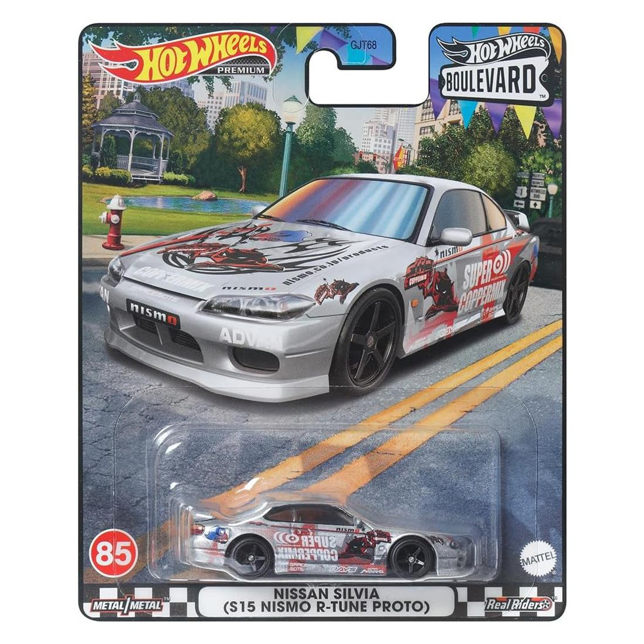 Hot Wheels Boulevard Series NISSAN SILVIA (S15 NISMO R-TUNE PROTO) 1:64  Scale Die-cast Vehicle (#85)