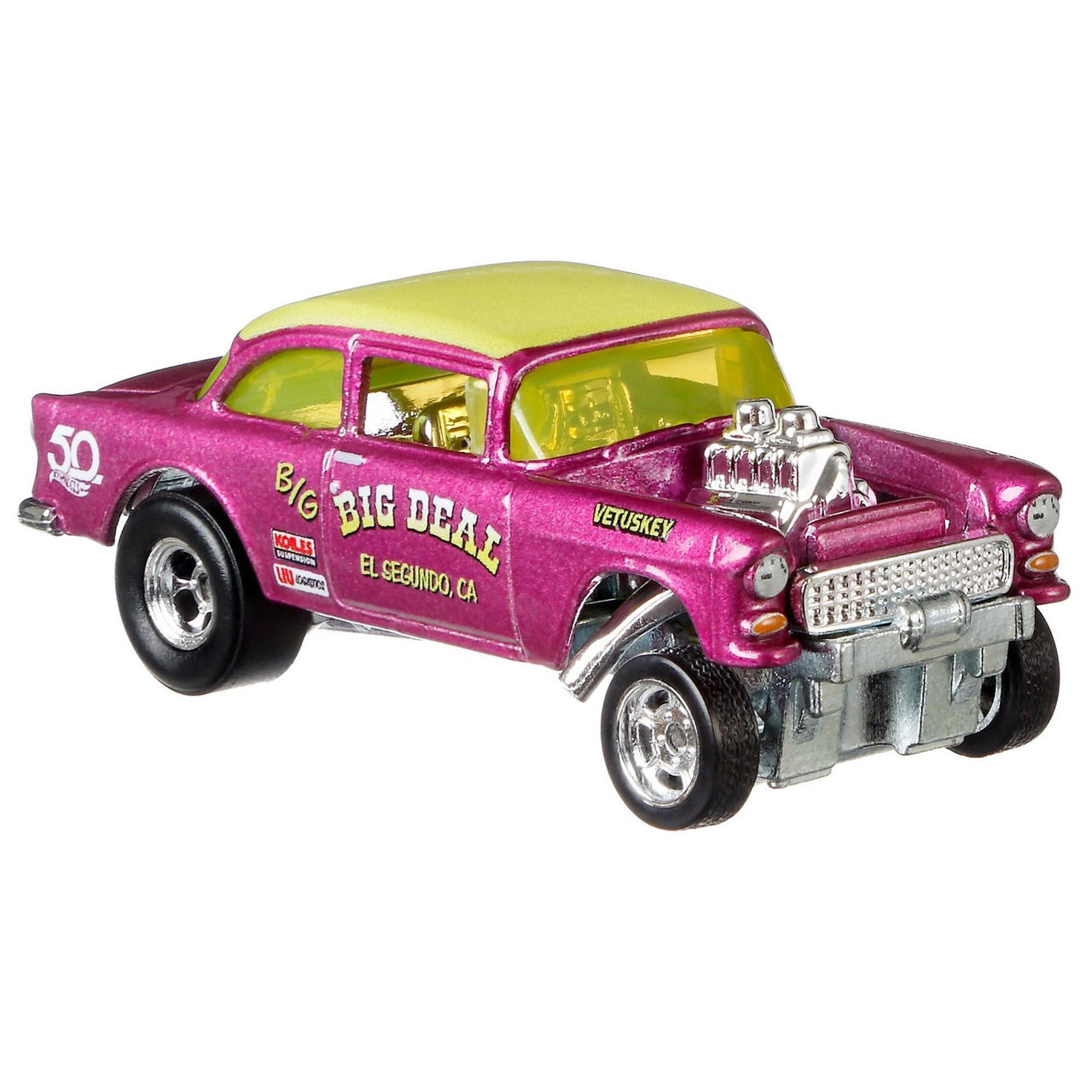 hot wheels 55 chevy bel air gasser 50th anniversary