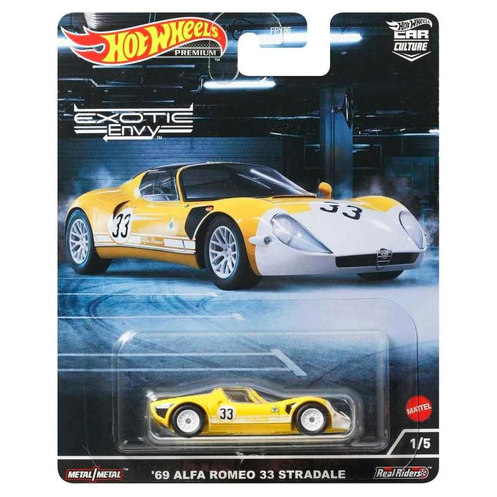 Hot Wheels Premium Car Culture '69 ALFA ROMEO 33 STRADALE 1:64