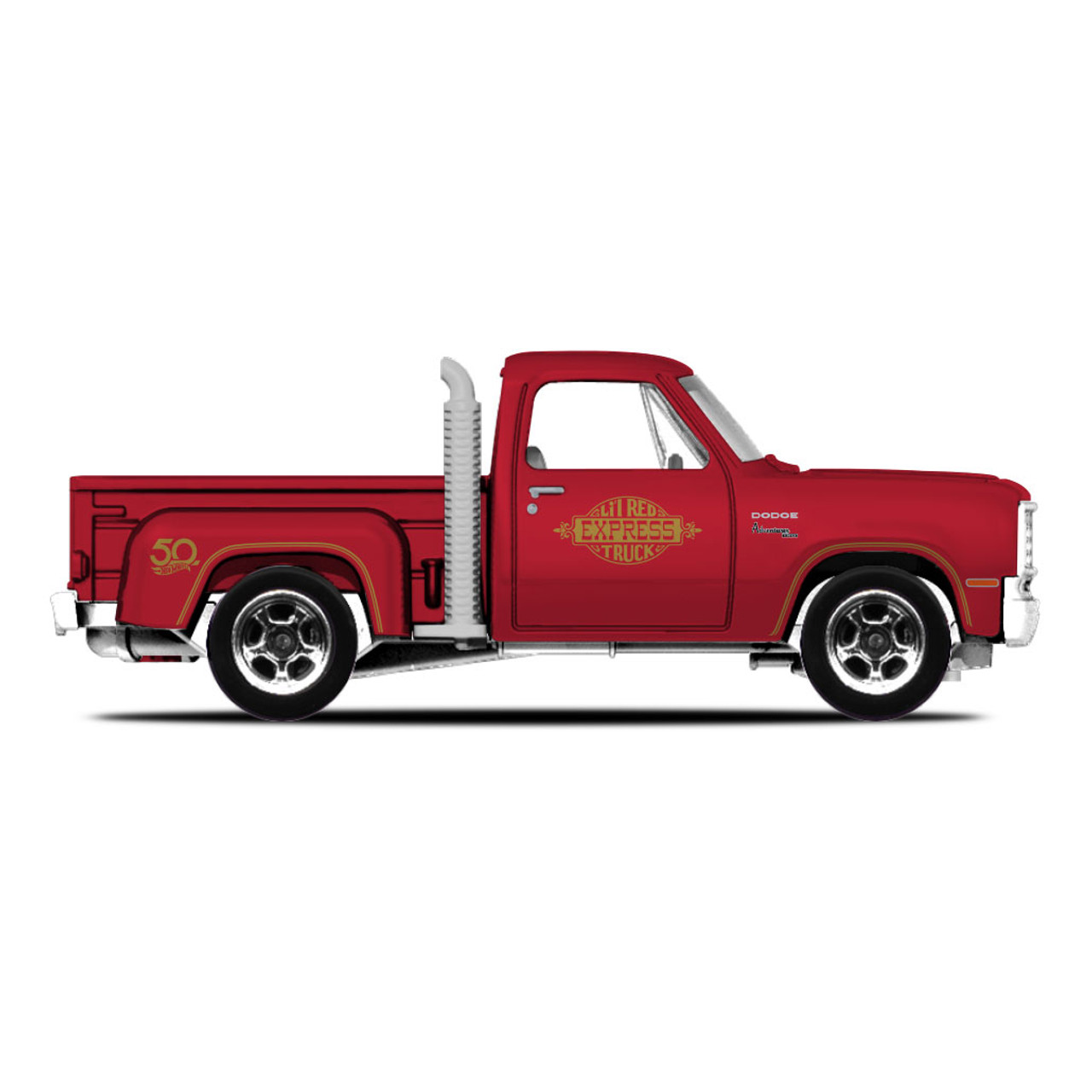 Hot Wheels 50th Anniversary Favorites '78 DODGE LIL RED EXPRESS TRUCK 1:64  Scale Die-Cast Vehicle