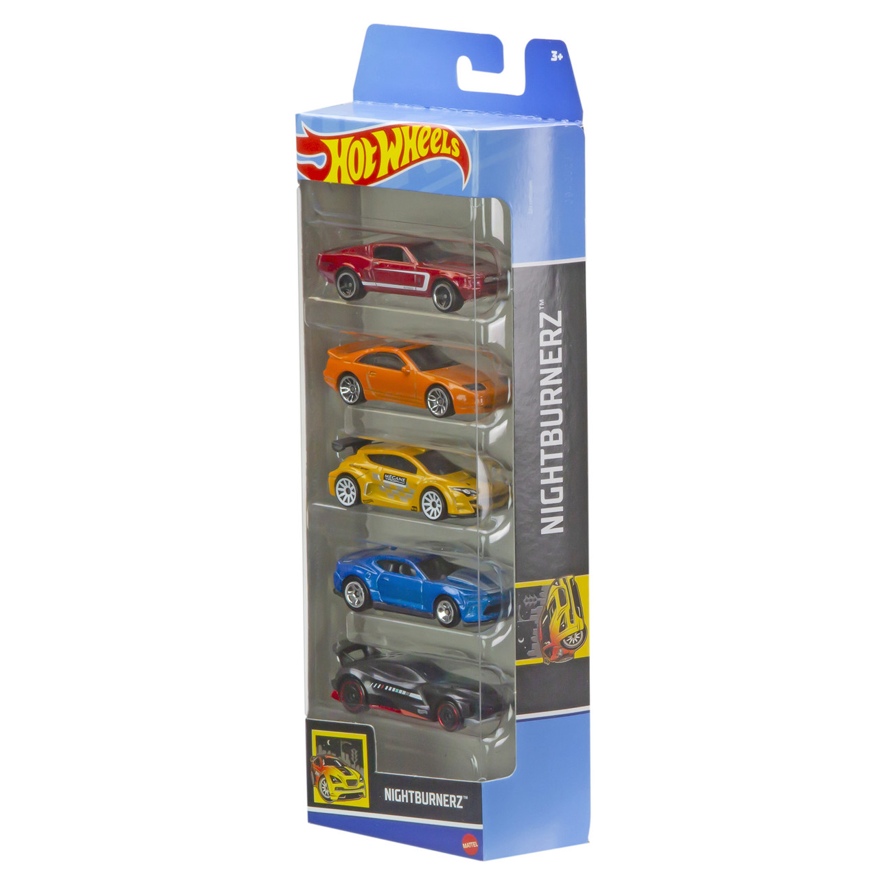Hot Wheels NIGHTBURNERZ 1:64 Scale Die-cast Vehicle 5-Pack (HTV43