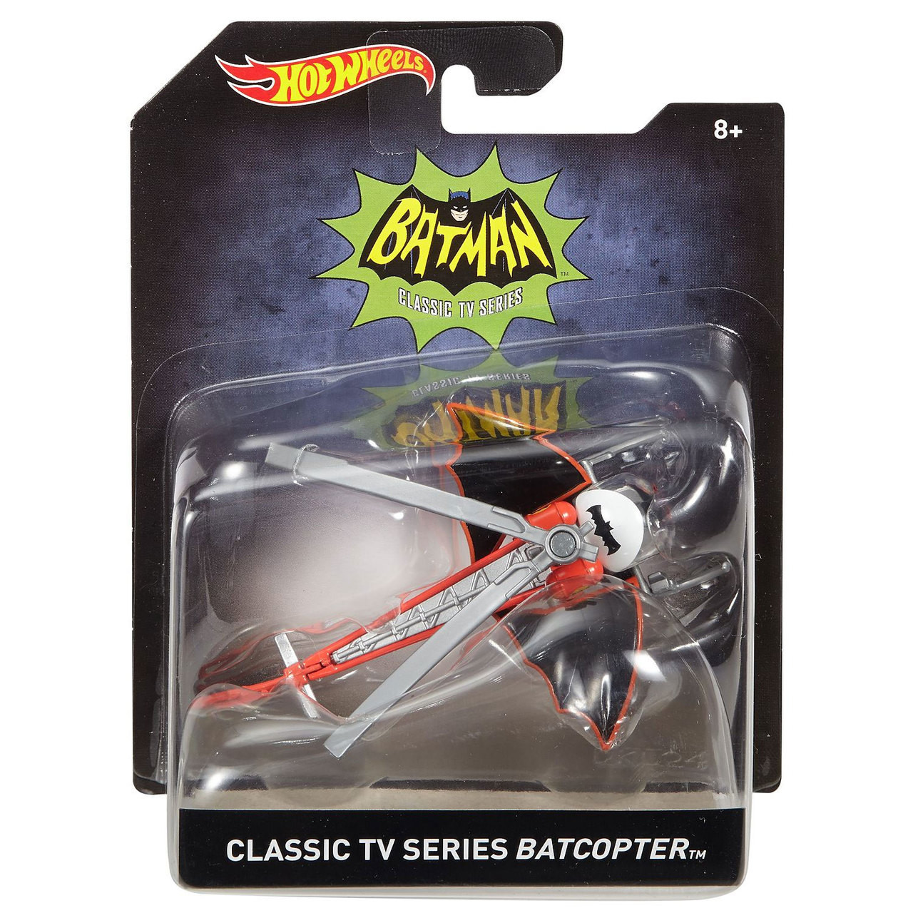 Hot Wheels Batman: Classic TV Series BATCOPTER 1:50 Scale Die-Cast