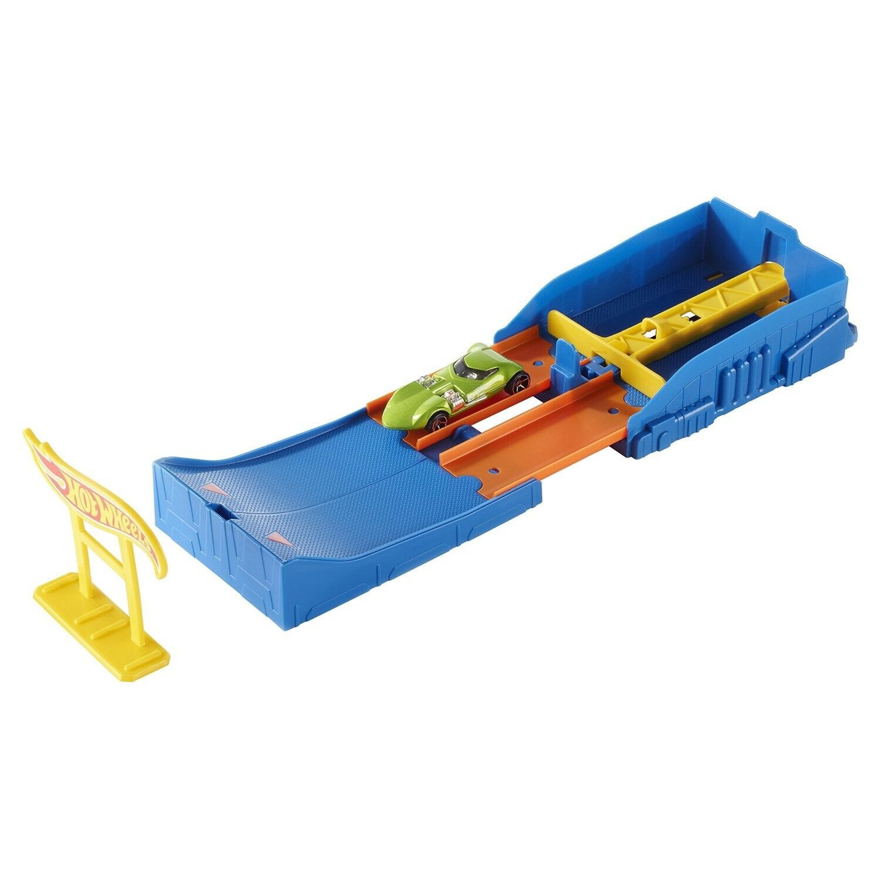 Hot Wheels POCKET RACEWAY Track Set with 1:64 Scale Die-Cast Vehicle