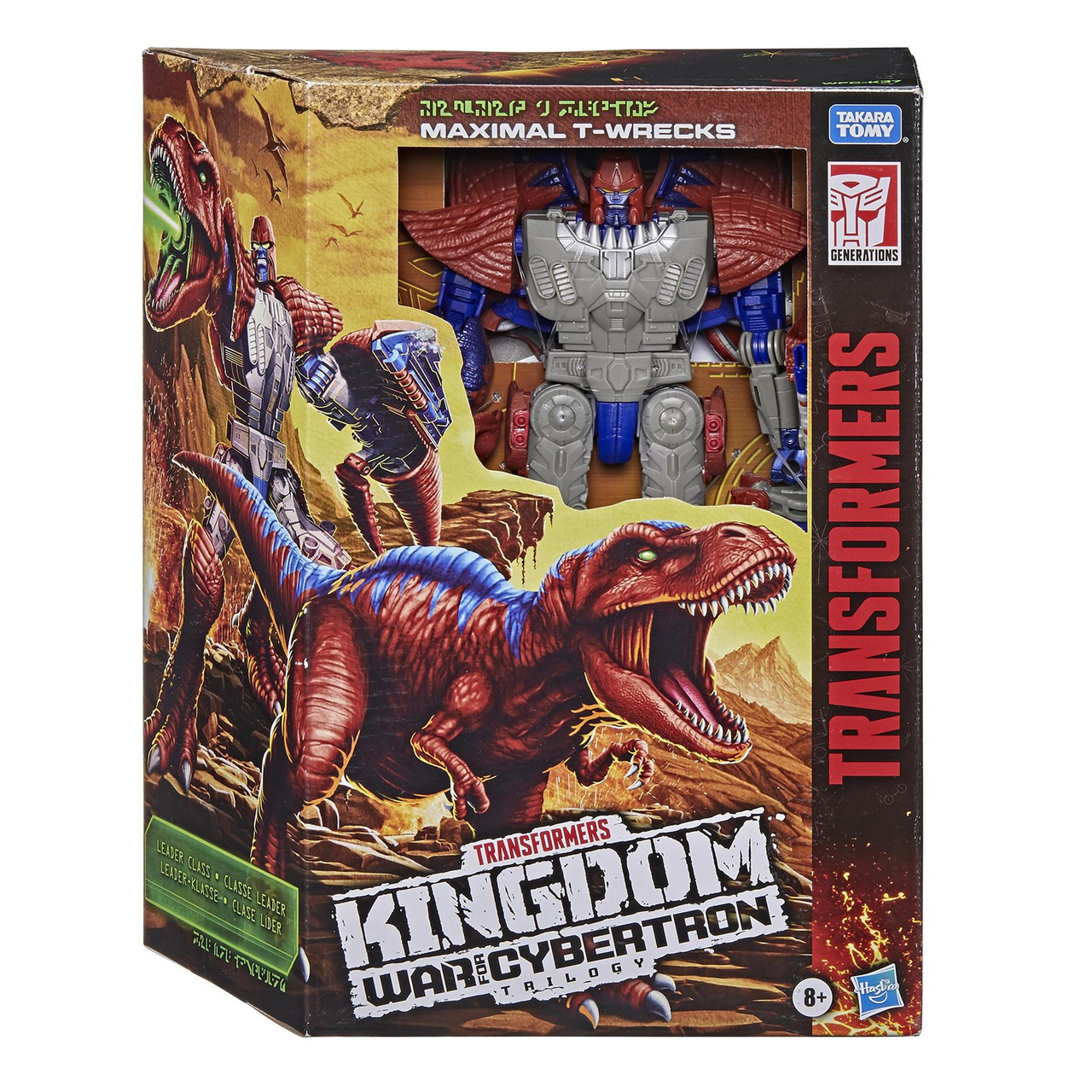 Transformers War for Cybertron: Kingdom Leader Class MAXIMAL T-WRECKS  Action Figure