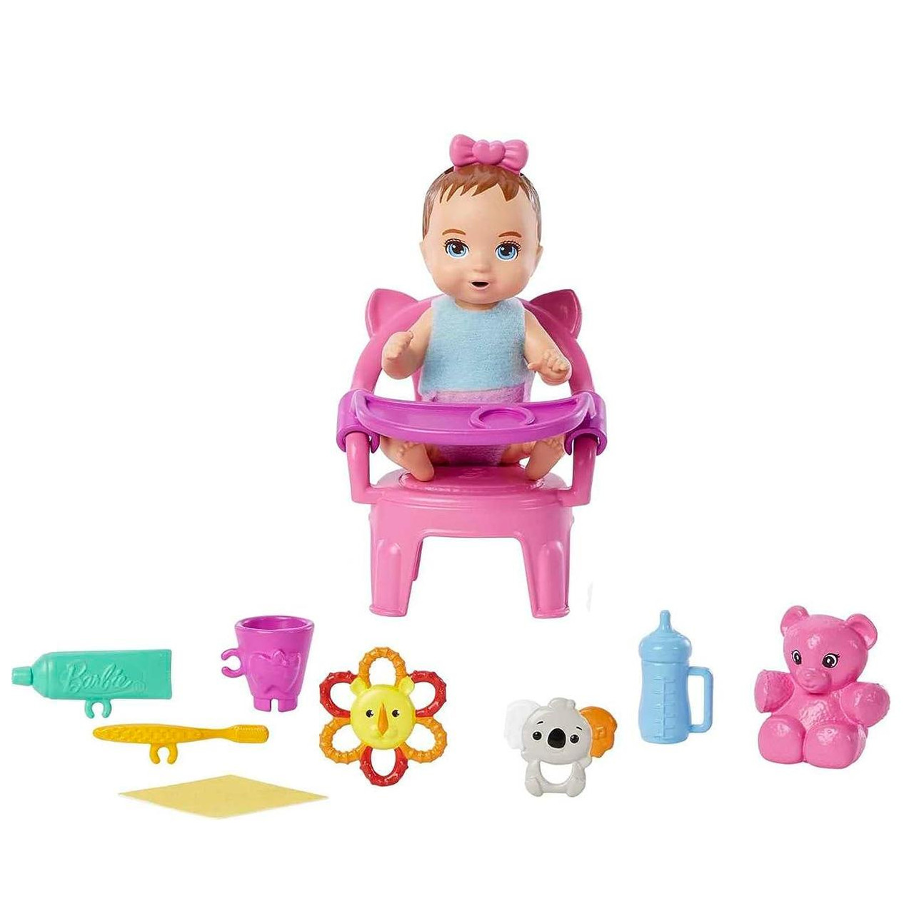 Barbie Skipper Babysitters First Tooth Baby Doll and Accessories