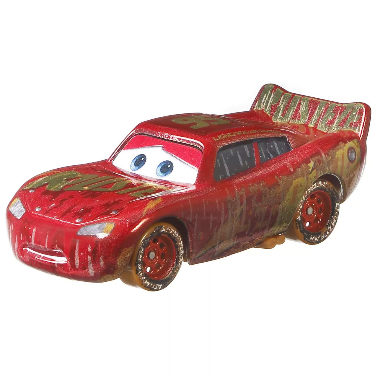 Disney Pixar Cars: MUDDY LIGHTNING McQUEEN 1:55 Scale Die-Cast Vehicle