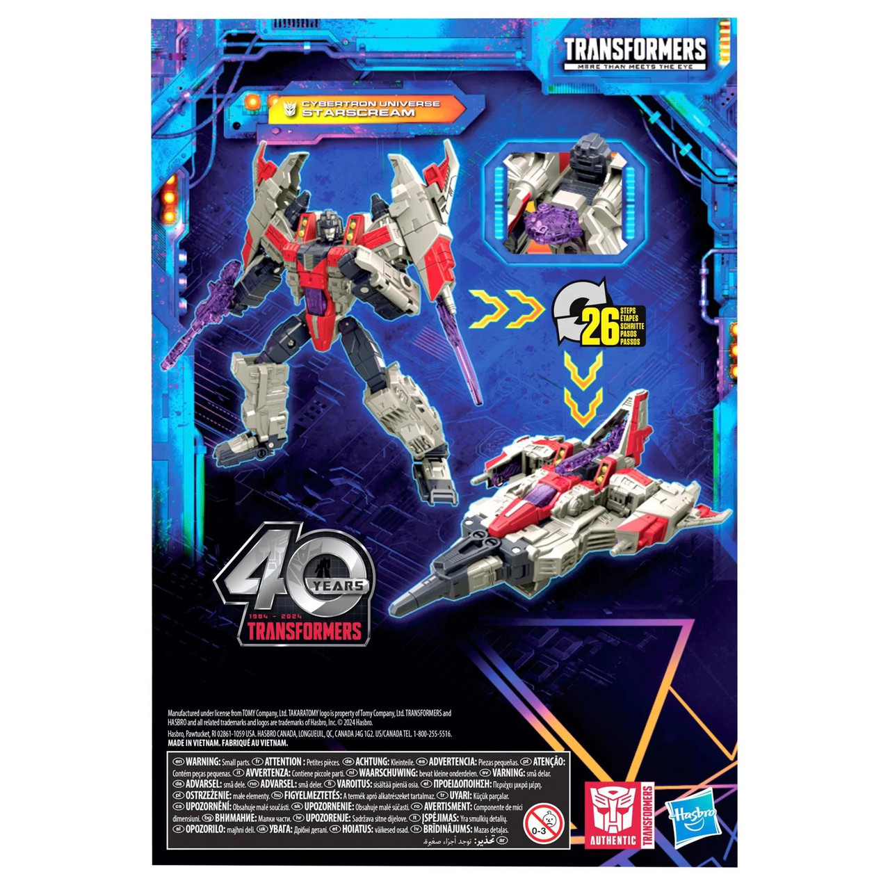 Transformers Legacy United Voyager Class Cybertron Universe STARSCREAM Action Figure