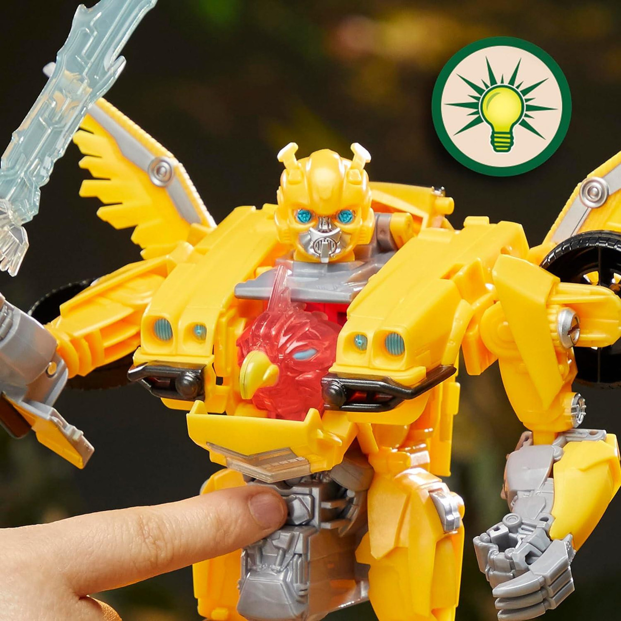 Transformers: Rise of the Beasts Beast-Mode BUMBLEBEE Action Figure with Lights Sounds