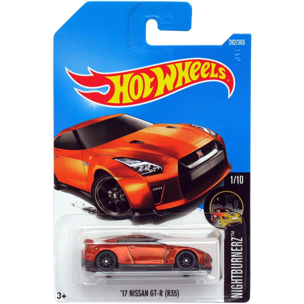 Hot Wheels '17 NISSAN GT-R (R35) 1:64 Scale Die-cast Vehicle (#282