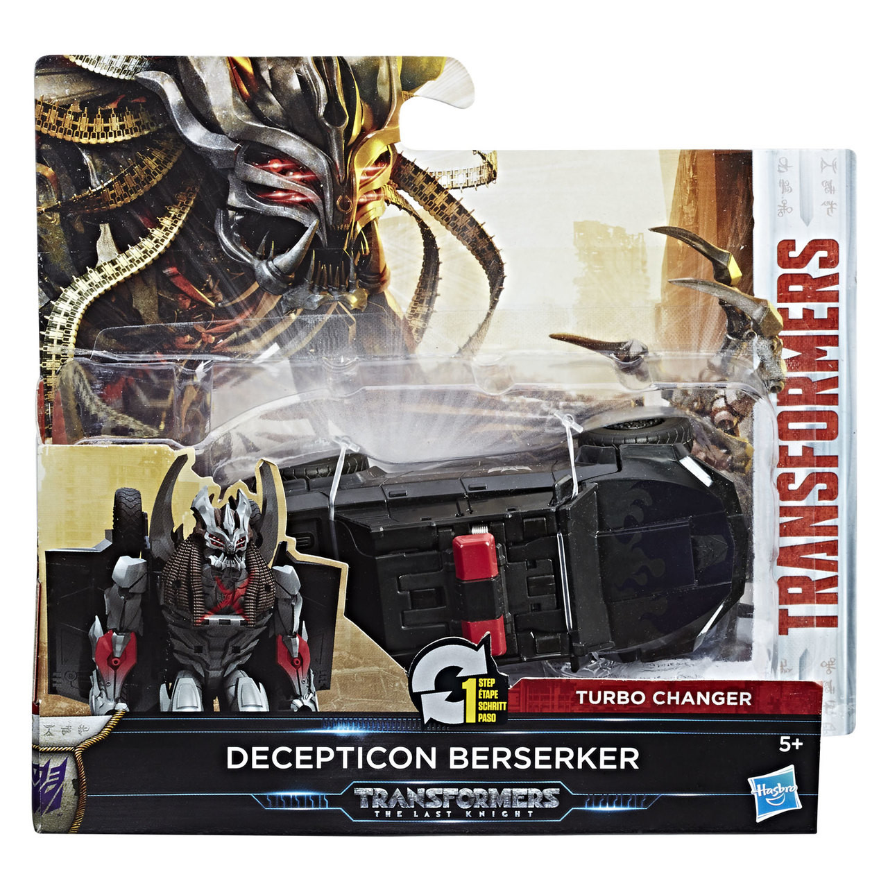 Transformers The Last Knight DECEPTICON BERSERKER 1-Step Turbo