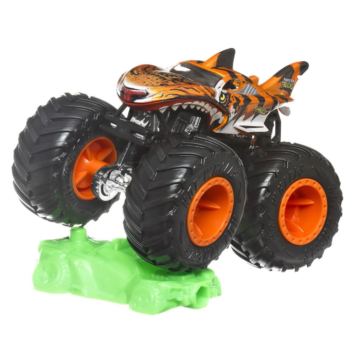 Tiger Shark Monster Jam Monster Hot Wheels Truck Bright 1:14 Hot