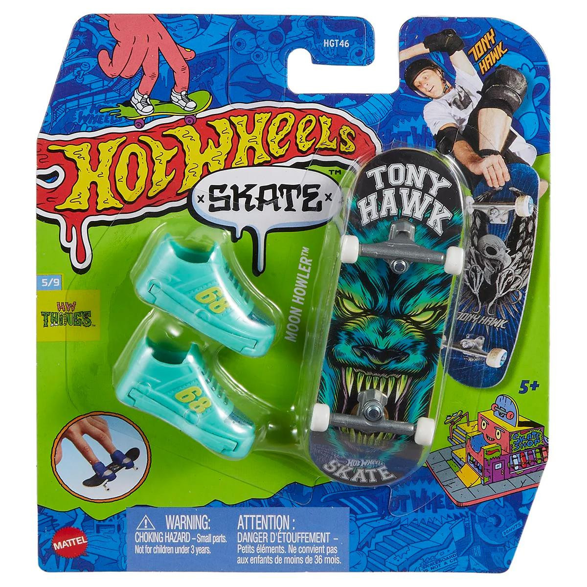 Hot Wheels Skate MOON HOWLER Fingerboard and Skate Shoes