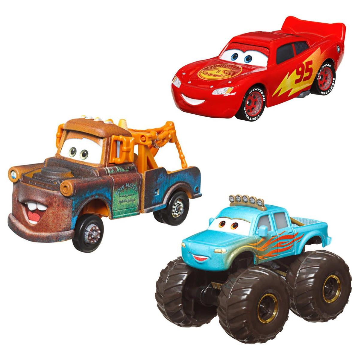 Disney Pixar Cars On The Road 3-Pack of 1:55 Scale Die-Cast