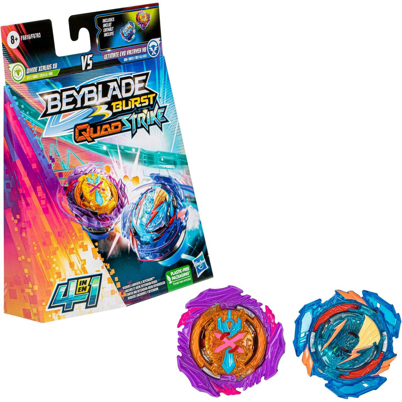 Ubuy Beyblade Burst Evolution Xcalius X3 Set Beyblade Toys