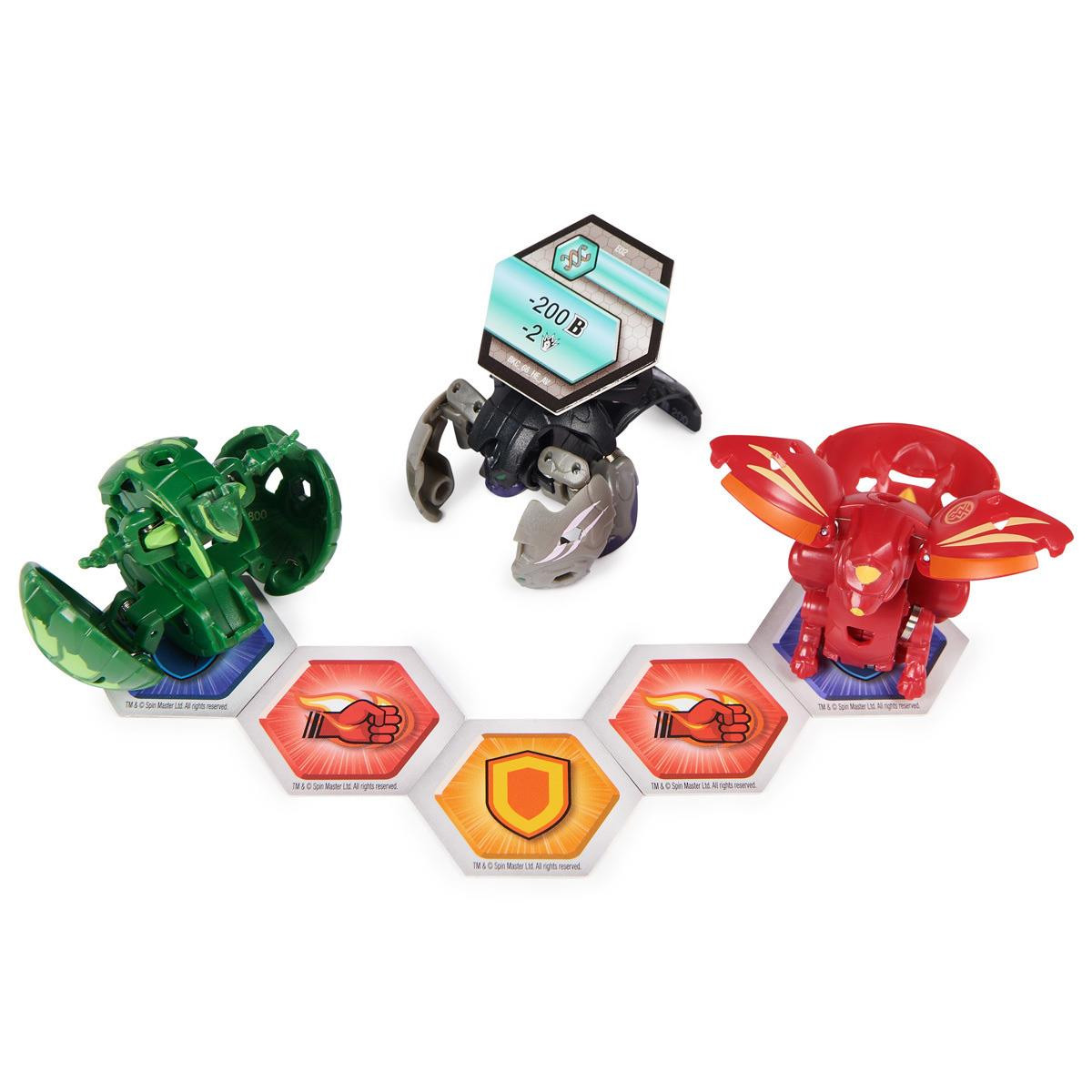Bakugan Legends Starter Pack TRETOROUS ULTRA with SPARTILLION and FENNECA Collectable Action Figures with Trading Cards