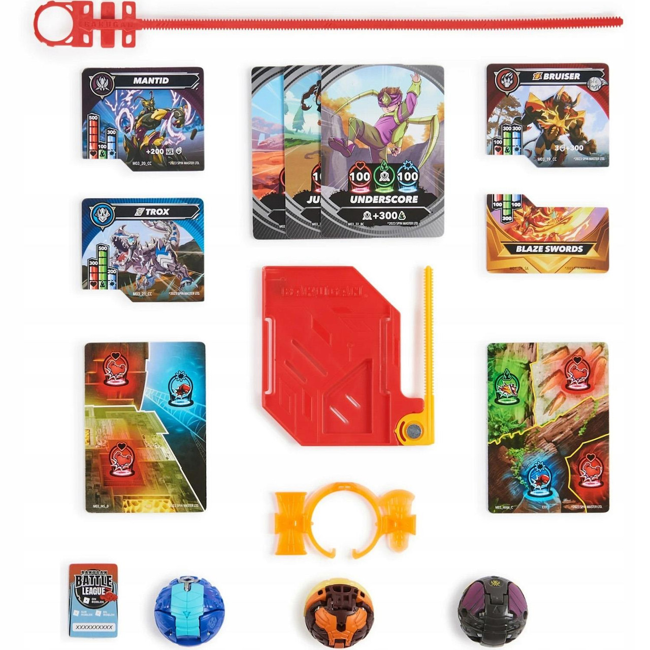 Bakugan Starter Pack Special Attack BRUISER, MANTID and TROX