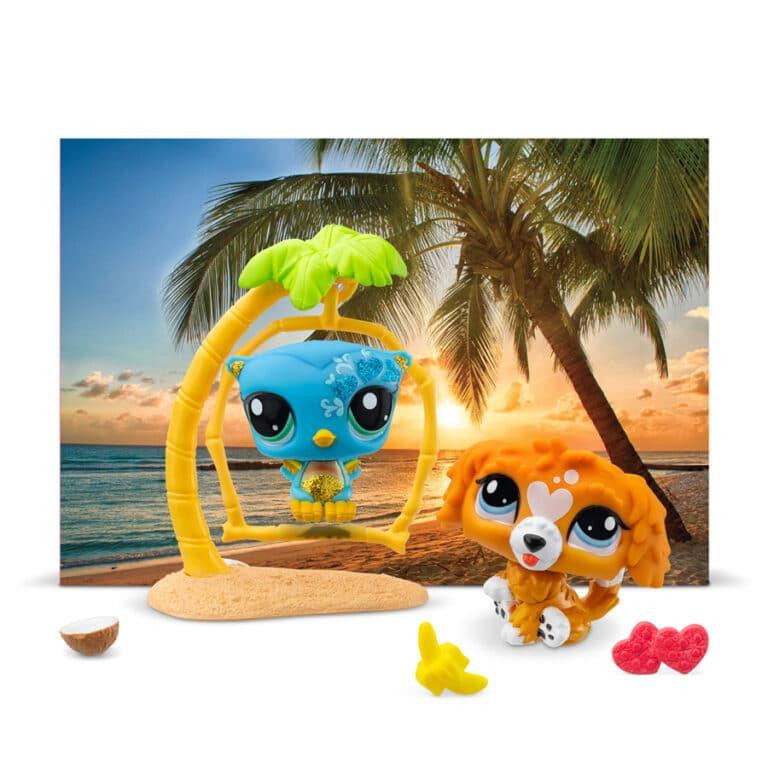 Littlest Pet Shop Series 1: SUNSET PALS Pet-fluencer Pair - The