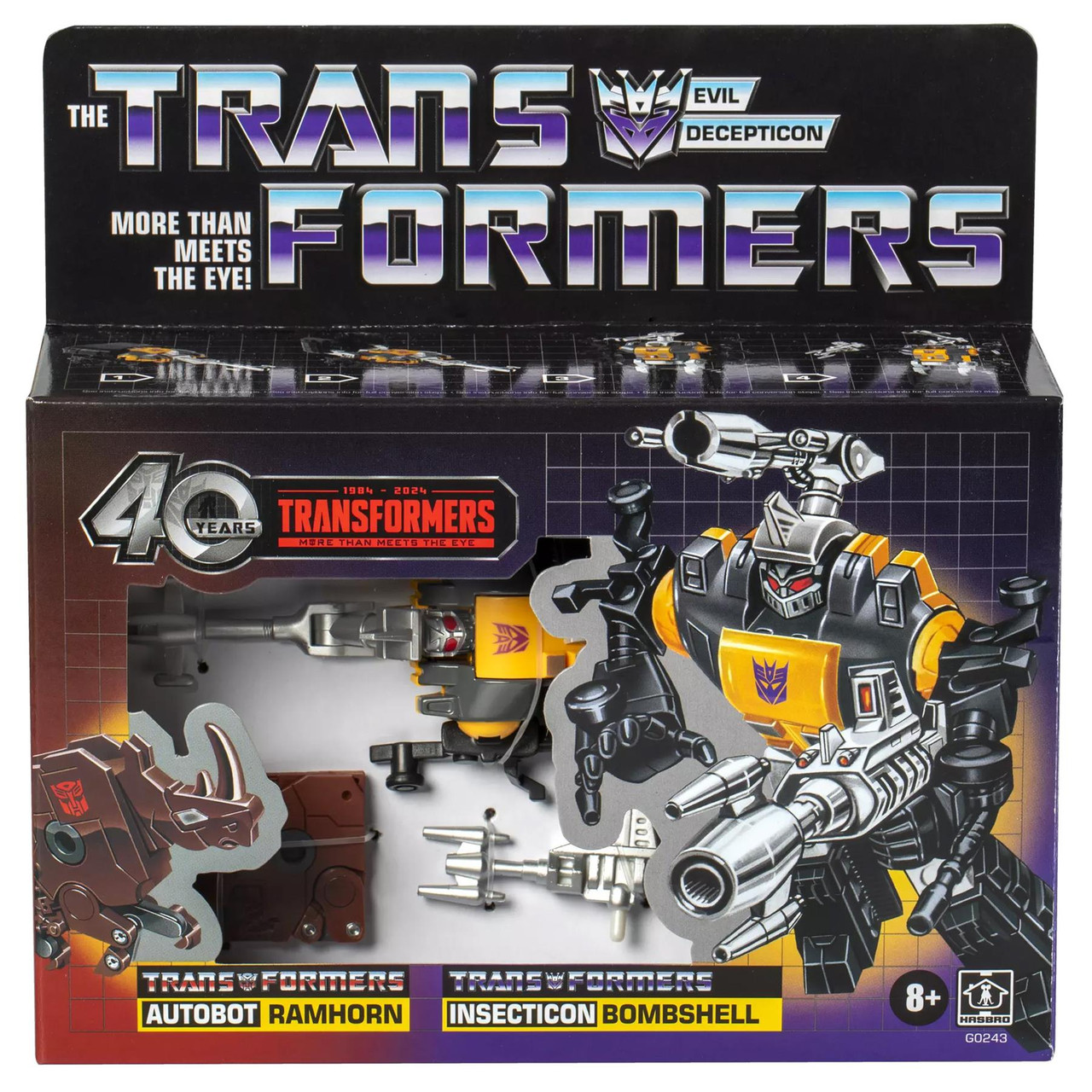 Transformers Retro 40th Anniversary BOMBSHELL & RAMHORN - The Toy Barn