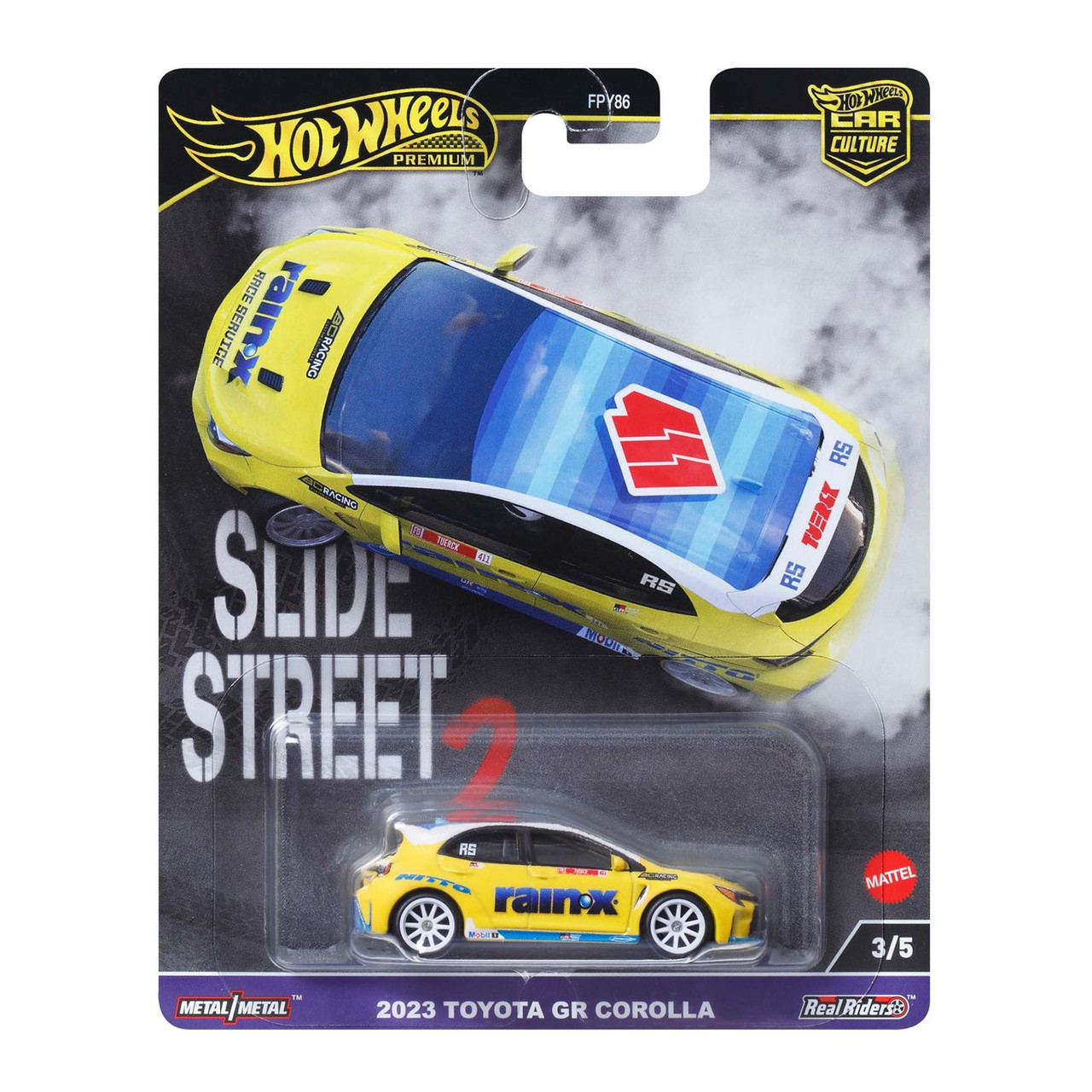 ホットウィール　チェイス 2023 TOYOTA GR COROLLA Hot Wheels Premium Car Culture 2023 TOYOTA GR COROLLA 1:64 Scale