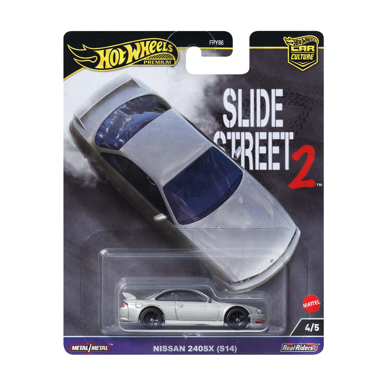 Hot Wheels Premium Car Culture NISSAN 240SX (S14) 1:64 Scale Die