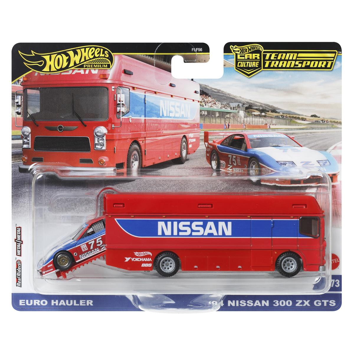 Hot Wheels Premium Car Culture Team Transport EURO HAULER and '94