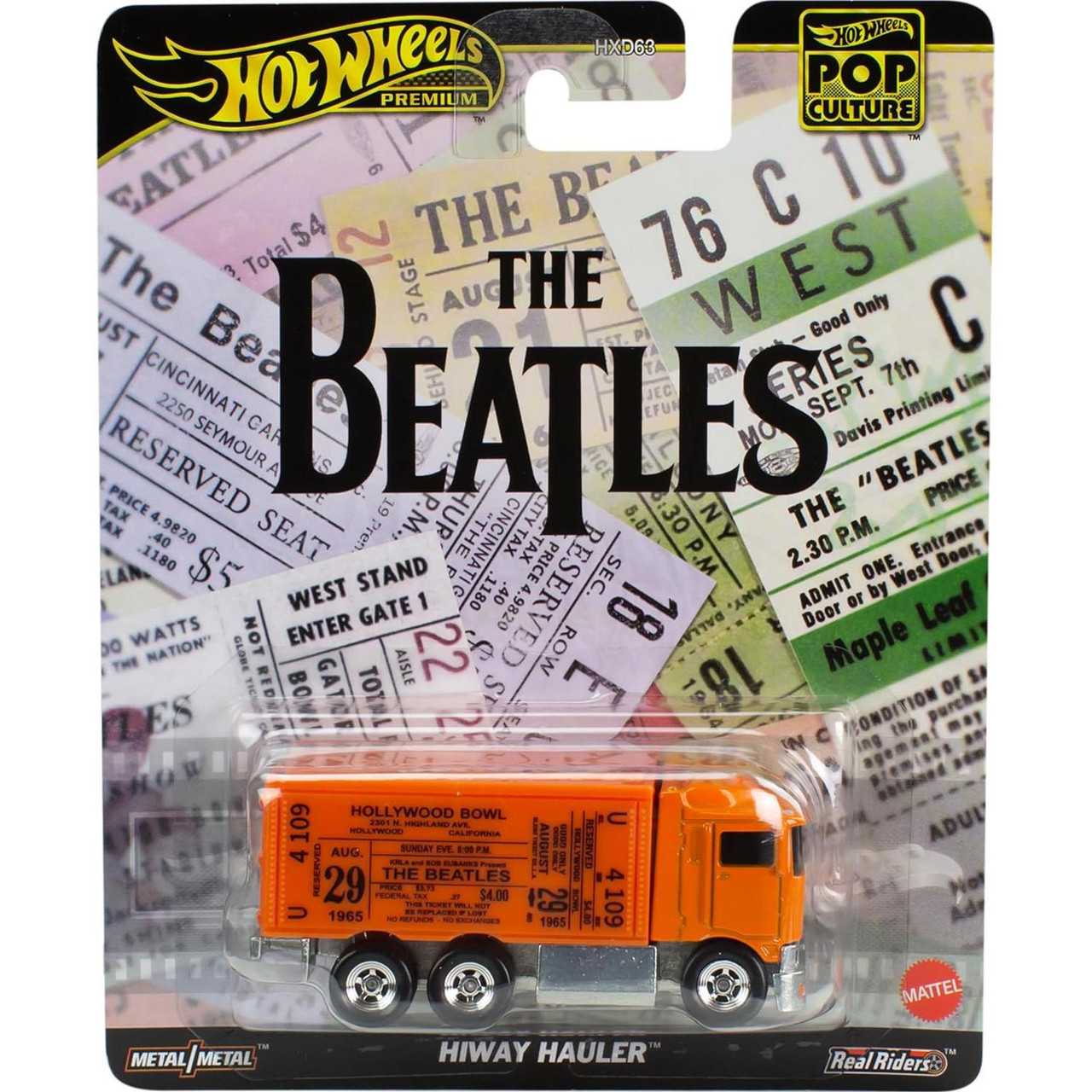 Hot Wheels Premium Pop Culture HIWAY HAULER (The Beatles Orange