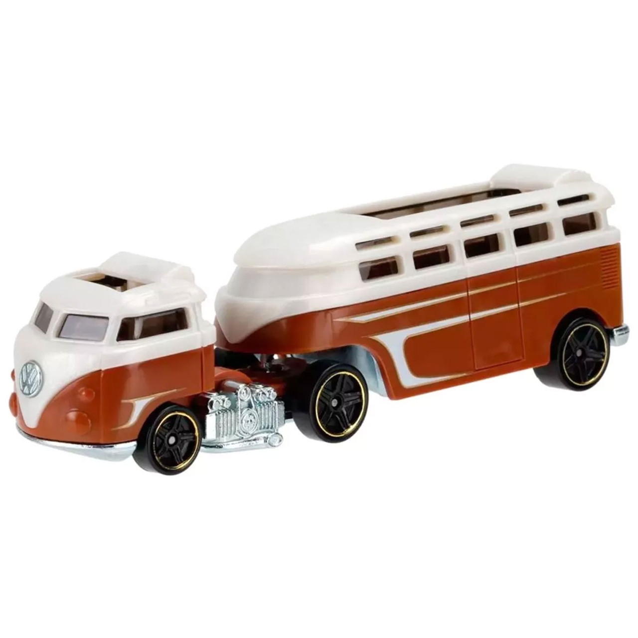 Hot Wheels Track Stars Haulers CUSTOM VOLKSWAGEN HAULER (Brown) 1:64 Scale  Die-Cast Truck