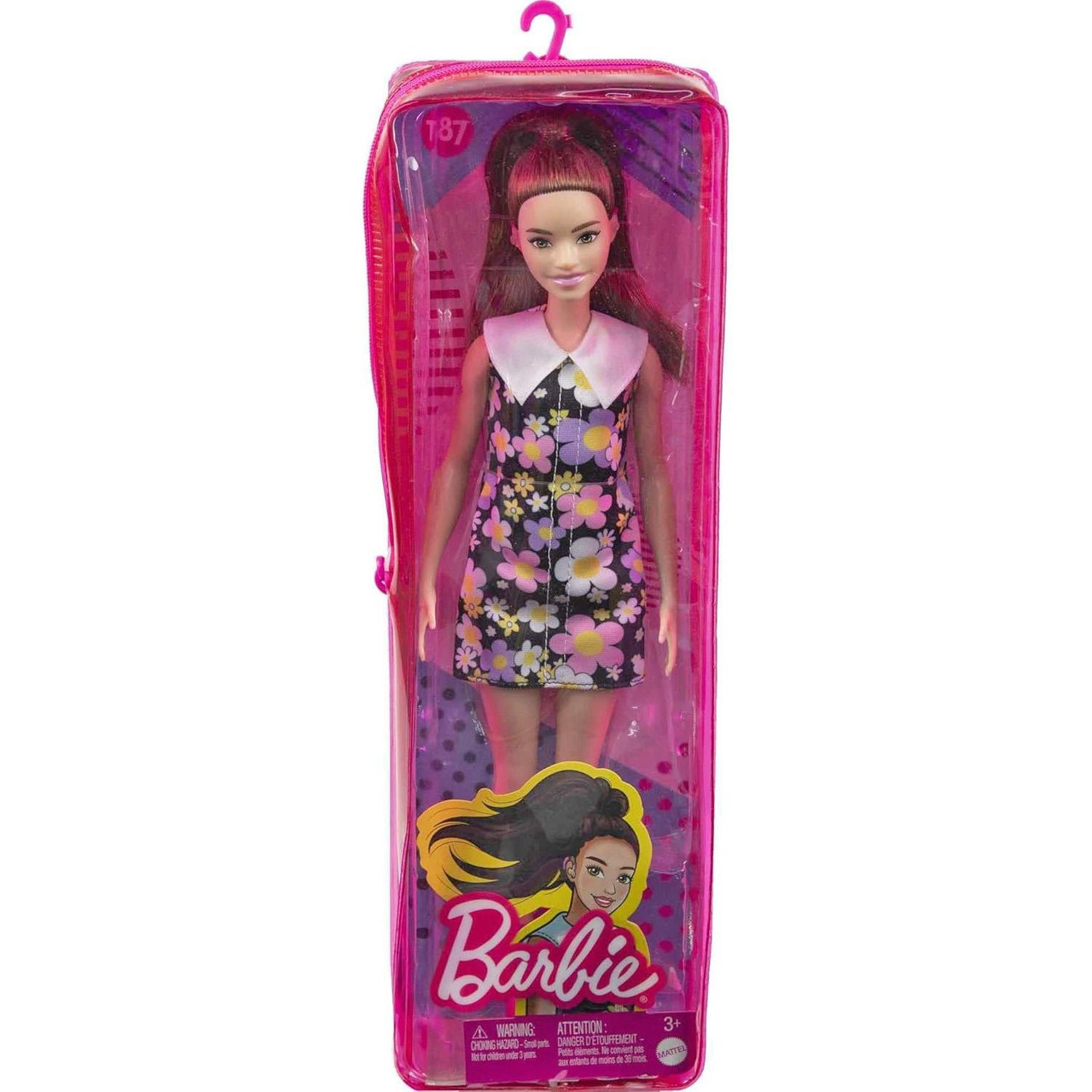 barbie様確認用 Barbie Fashionistas Doll #187 - Brunette wearing Daisy Print Dress