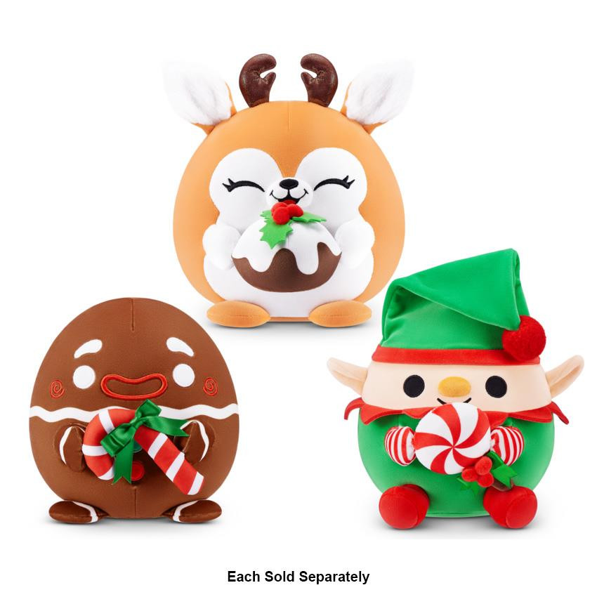 Snackles FROSTY the Elk with Pudding 8-inch Christmas Holiday