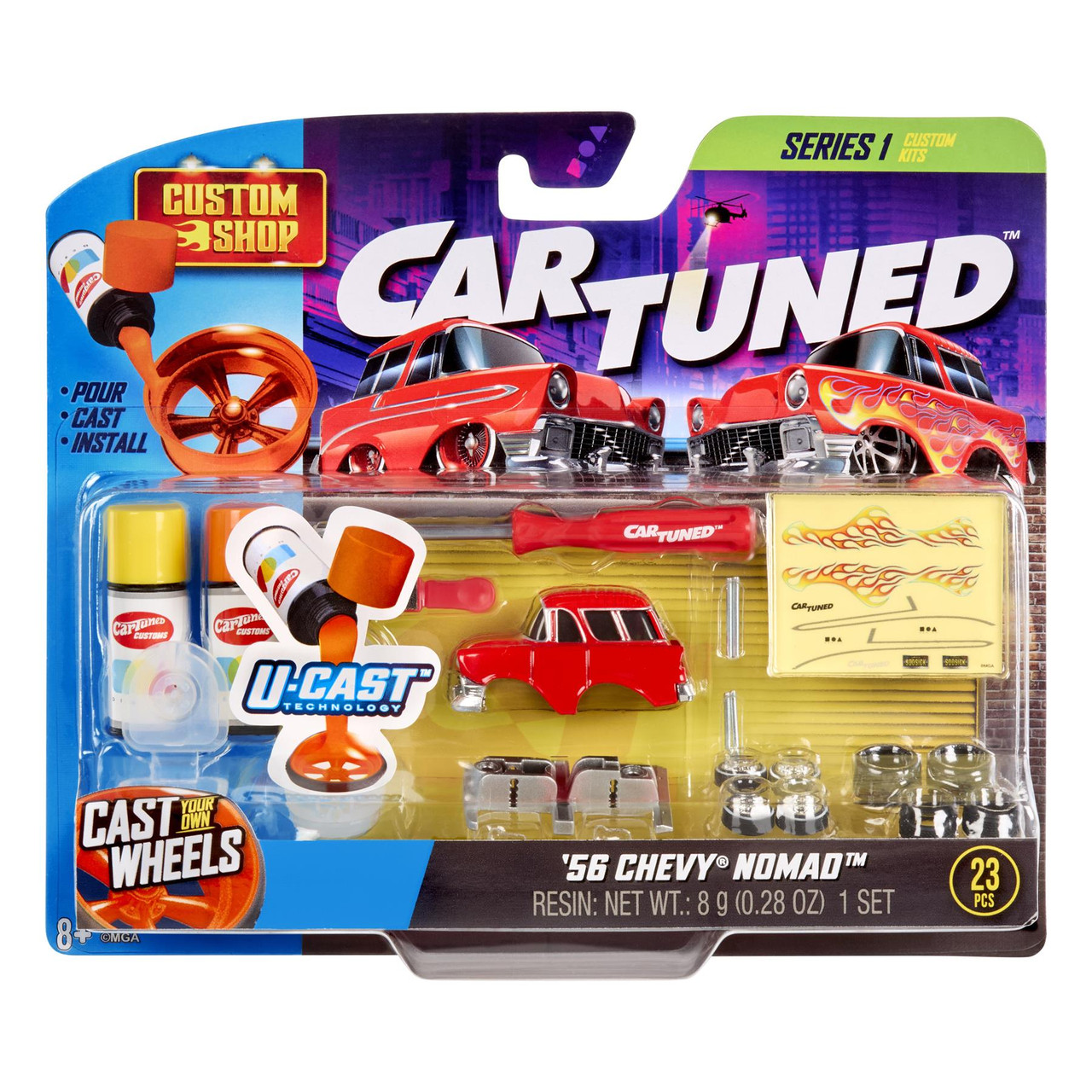 CarTuned Series 1 - '56 CHEVY NOMAD (Red) Custom Shop Die-cast