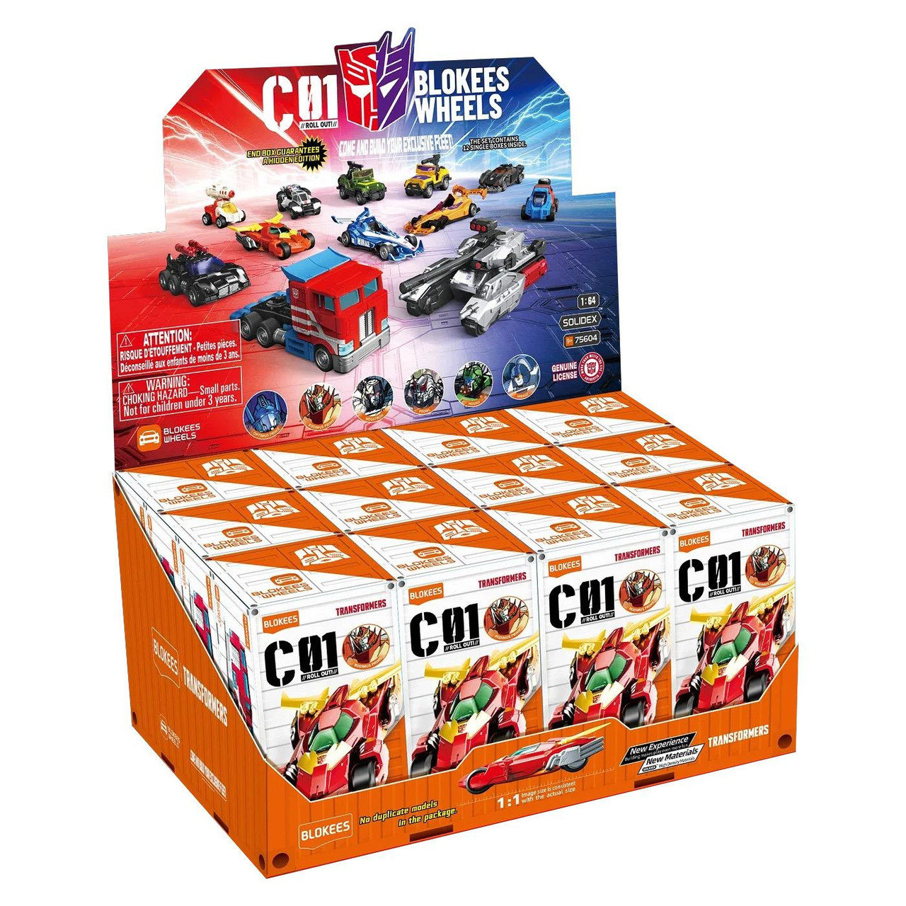 Blokees Wheels トランスフォーマー ビークル C01 12種セット Blokees Wheels Transformers C01 