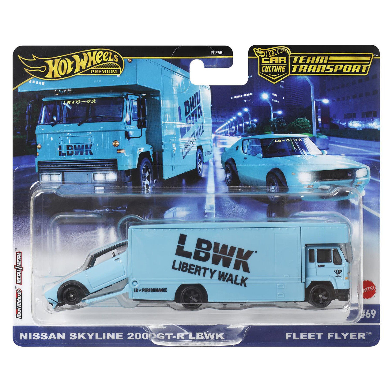 Hot Wheels Premium Car Culture Team Transport NISSAN SKYLINE