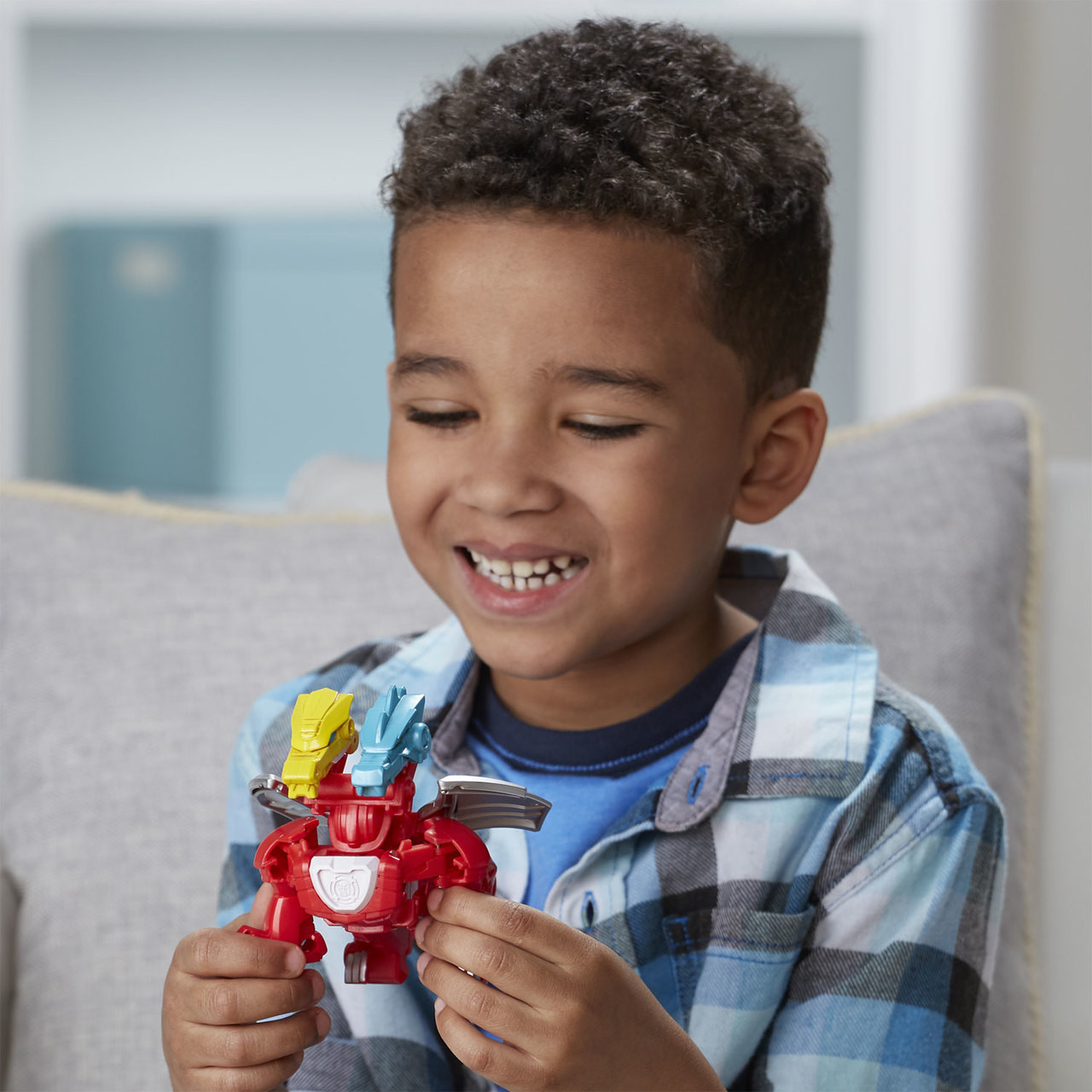 Transformers Rescue Bots Academy Heatwave - Action Figure 11cm 2-in-1 Auto F1 E Robot Per Bambini 3+