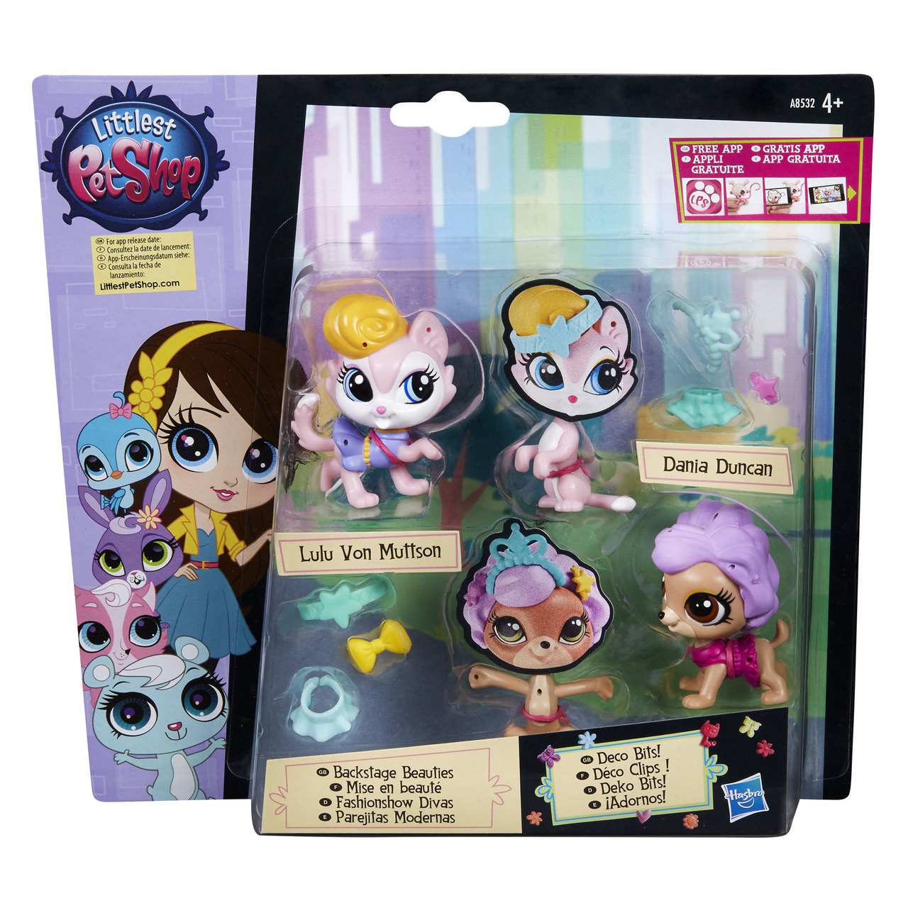 Littlest Pet Shop BACKSTAGE BEAUTIES Pet Pair The Toy Barn