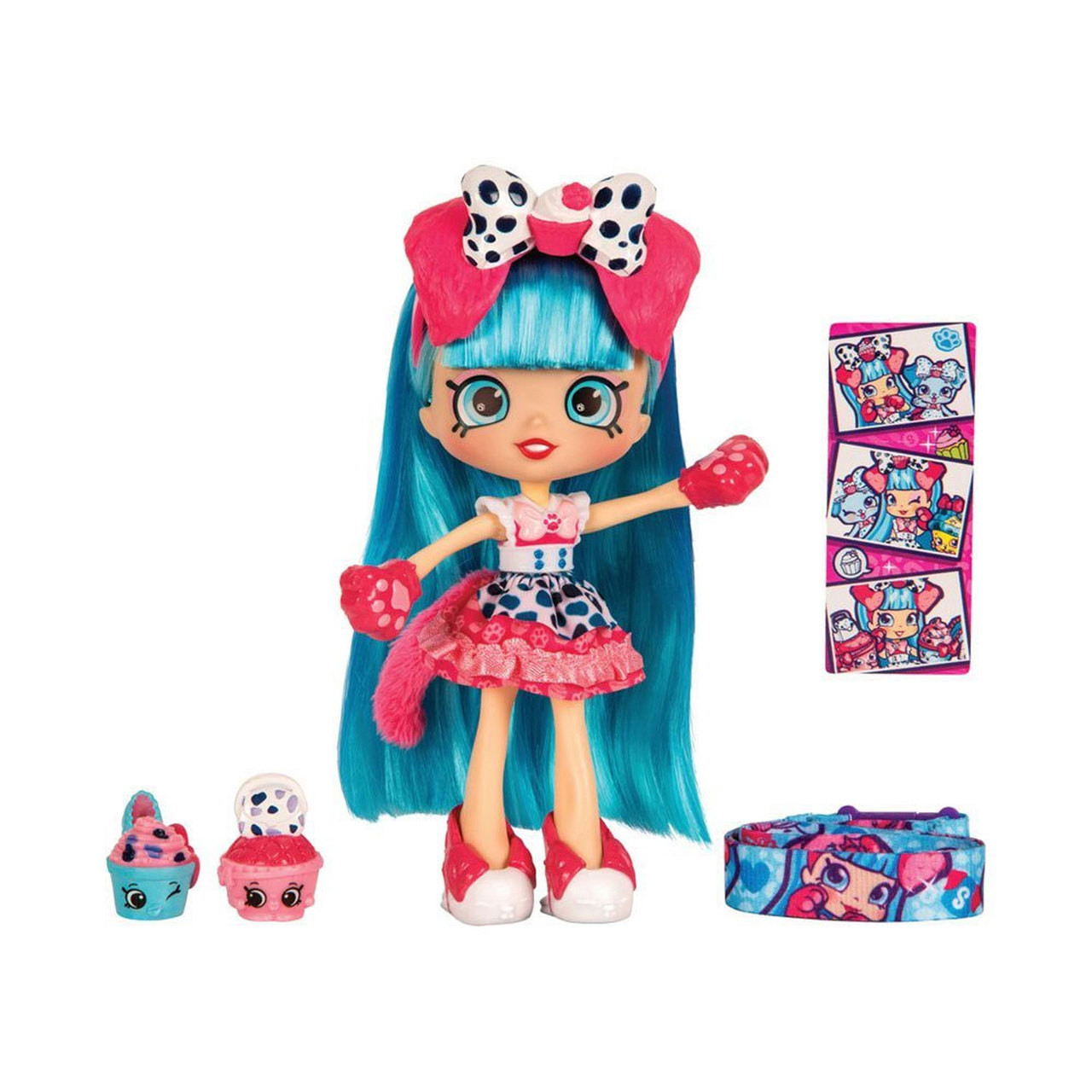 Shopkins Wild Style JESSICAKE Puppy Shoppies Doll