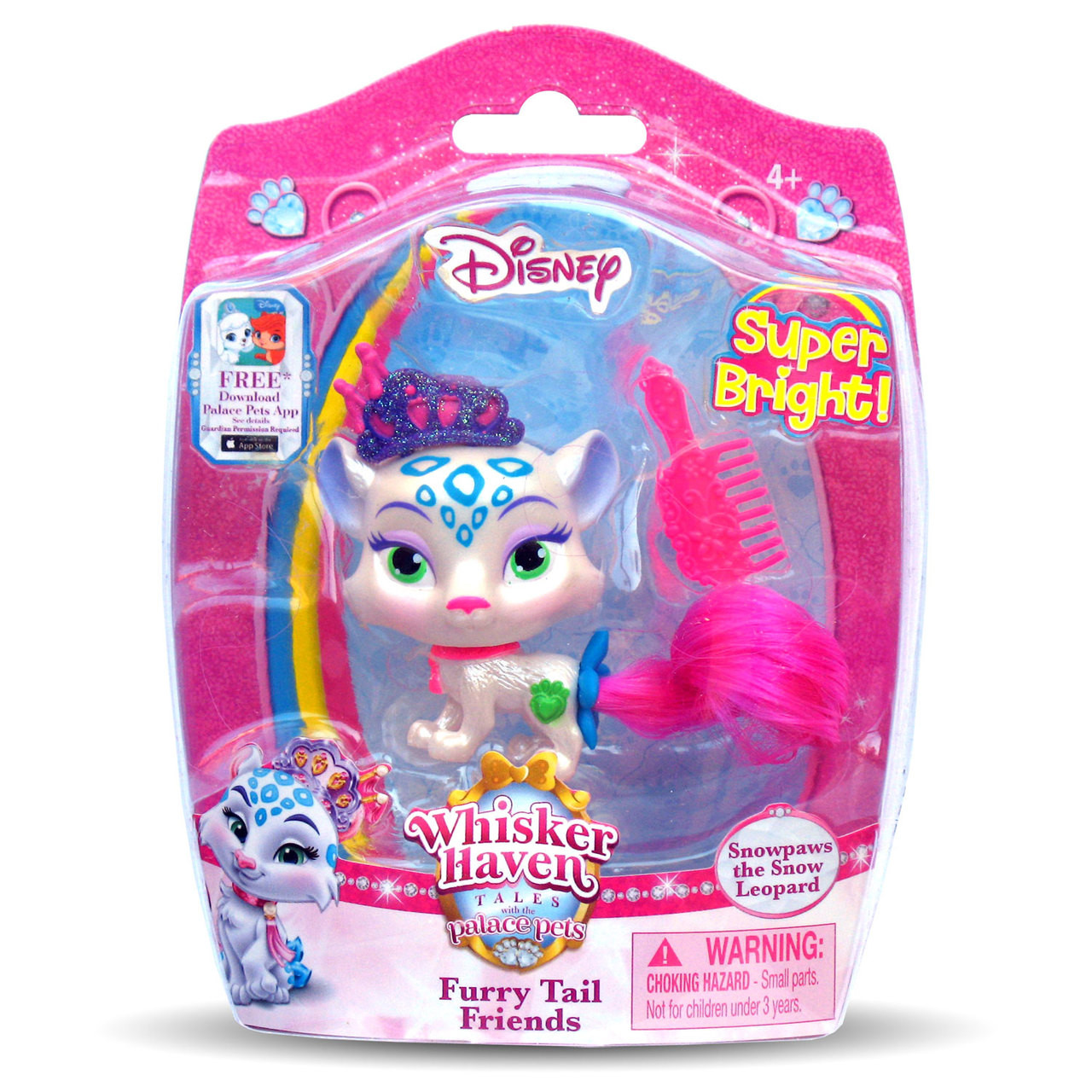 Disney Whisker Haven Palace Pets Furry Tail Friends: SNOWPAWS the Snow  Leopard